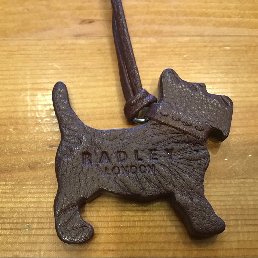 Radley London Scottie Dog Hang Tag Leather Brown Scot… Gem